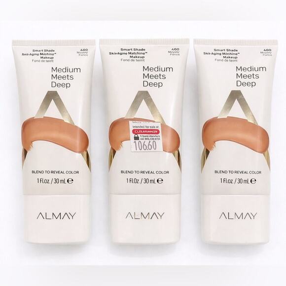 Almay Other - Almay Smart Shade Foundation Medium Meets Deep | Lot of 3 | New